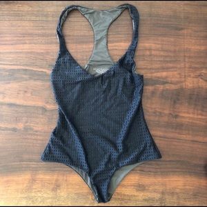 Acacia Sparta Mesh Full Piece Swim Bikini Black